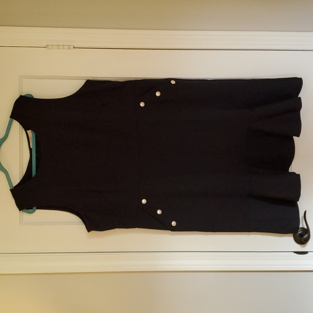 LOFT Plus Navy Pearl Pocket Dress NWT Size 20